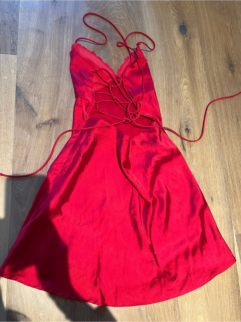 More to Come Red Dress - size small - Picture 5 of 7